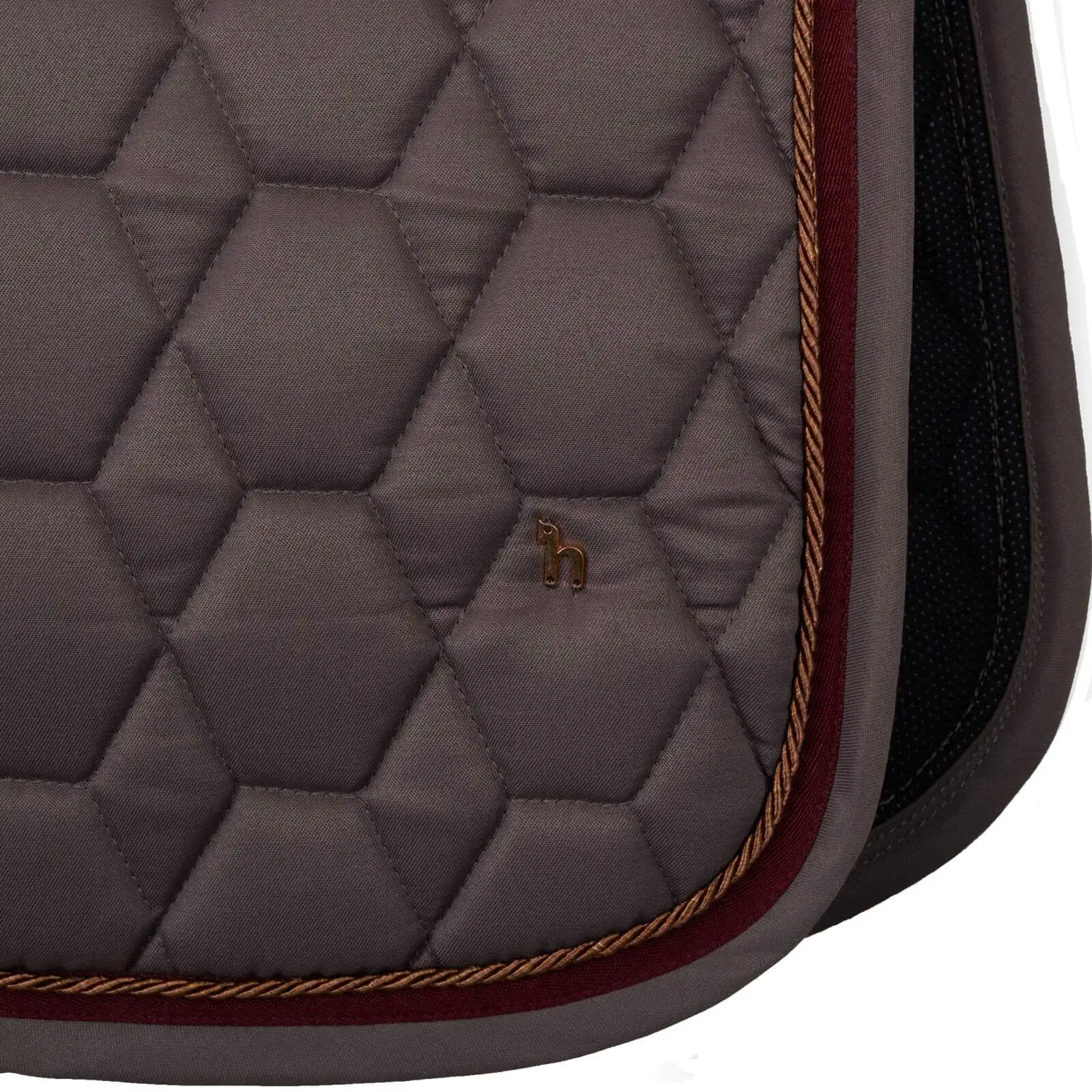 Horze Kenya Anti Slip All Purpose Saddle Pad - Iron Grey Brown 8 Horze Kenya Anti Slip All Purpose Saddle Pad - Iron Grey Brown - Image 6