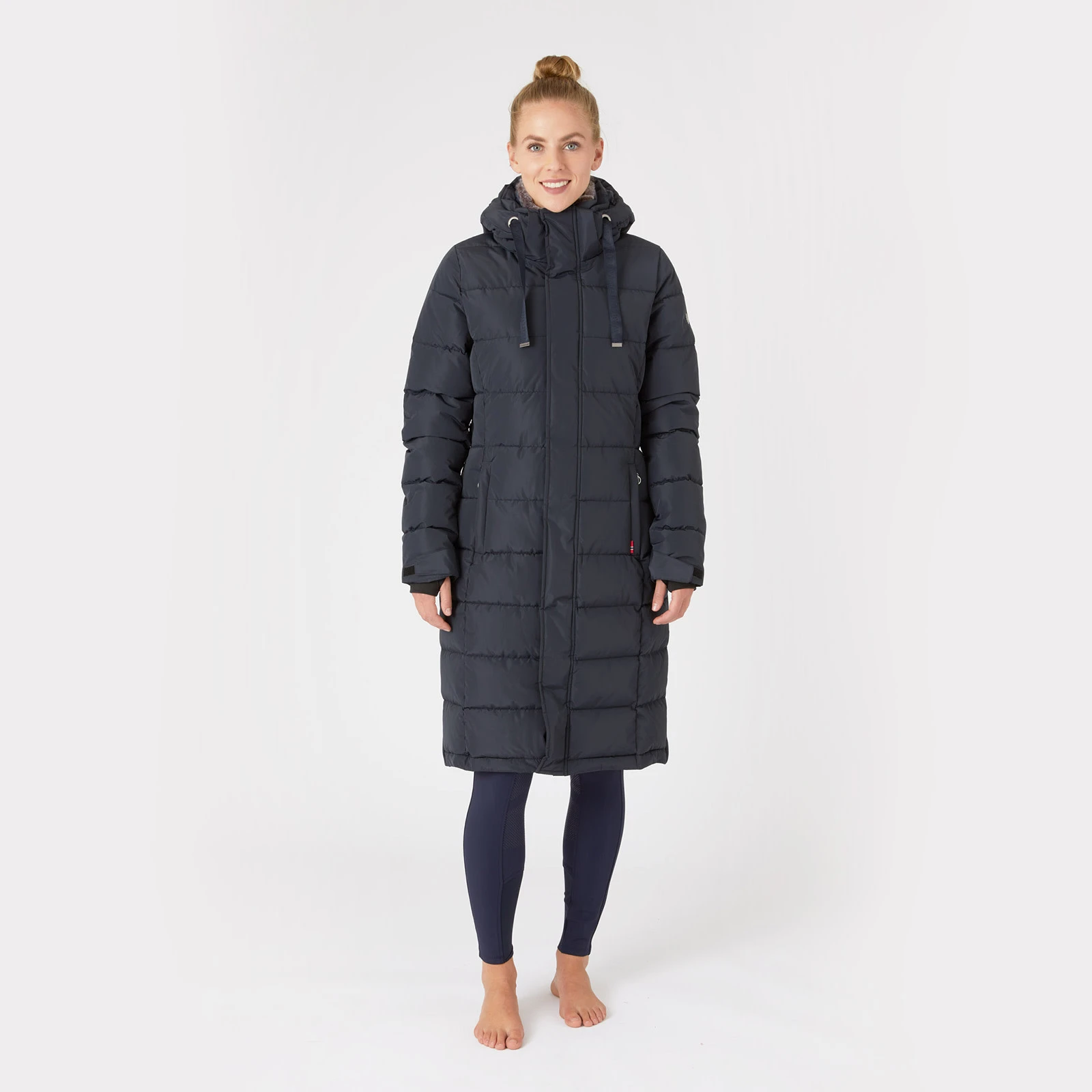 B Vertigo Juliana Womens Padded Parka Jacket - Dark Navy 10 B Vertigo Juliana Womens Padded Parka Jacket - Dark Navy - Image 8
