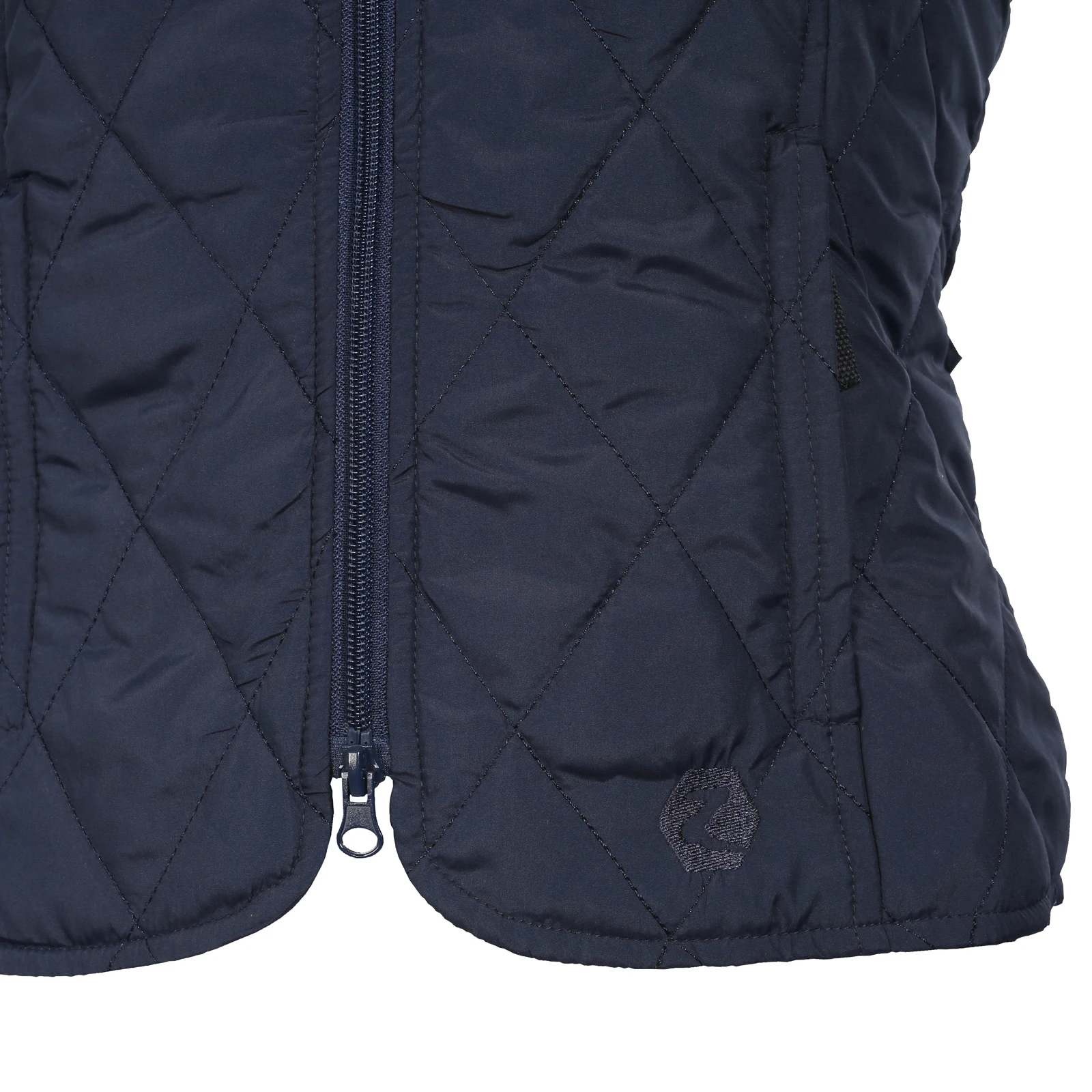 Horze Womens Classic Quilted Vest - Peacoat Dark Blue 7 Horze Womens Classic Quilted Vest - Peacoat Dark Blue - Image 5