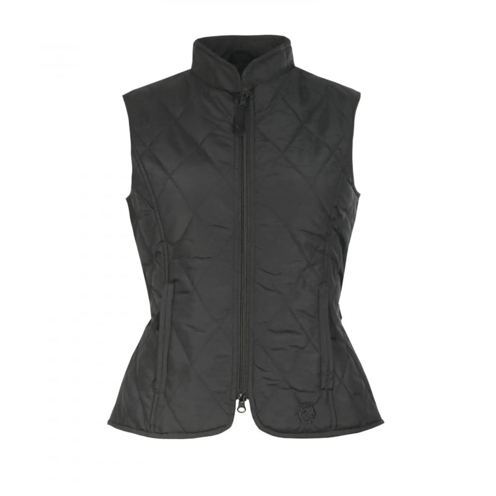 Horze Womens Classic Quilted Vest - Black 3 Horze Womens Classic Quilted Vest - Black