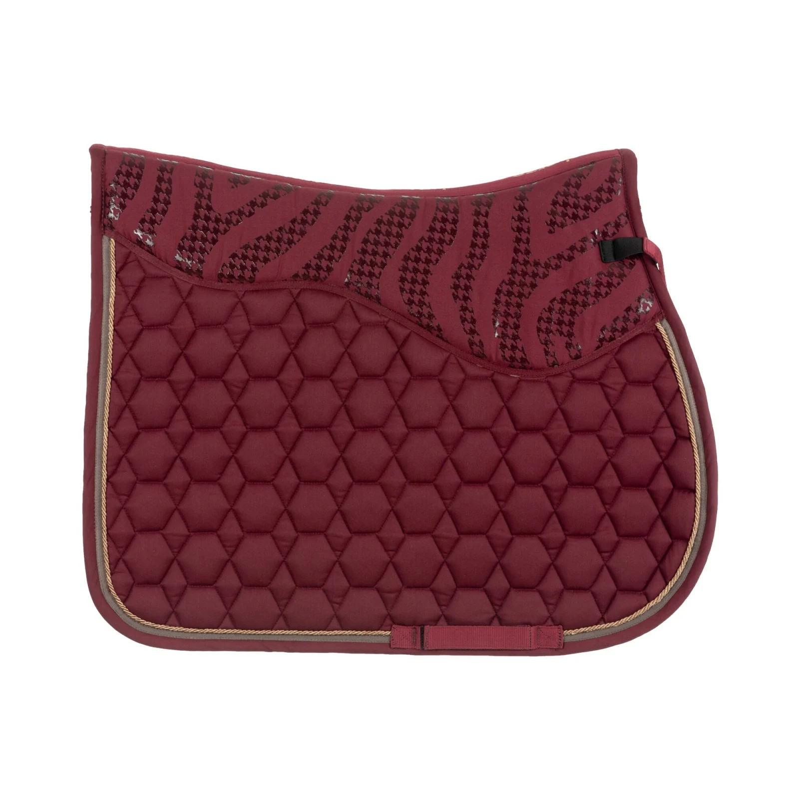 Horze Kenya Anti Slip All Purpose Saddle Pad - Rhubarb Dark Red 6 Horze Kenya Anti Slip All Purpose Saddle Pad - Rhubarb Dark Red - Image 4