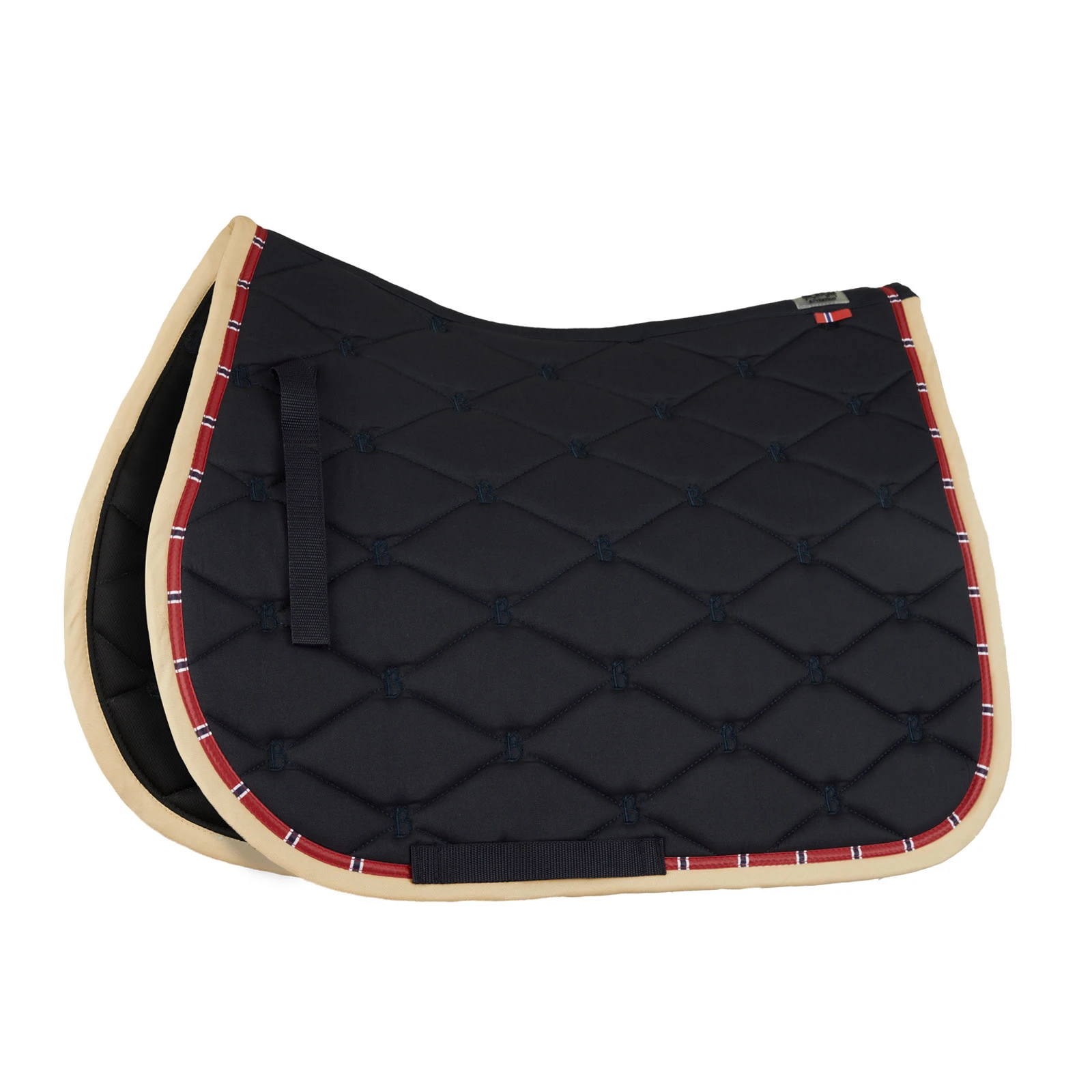 B Vertigo Amory All Purpose Saddle Pad - Dark Navy 3 B Vertigo Amory All Purpose Saddle Pad - Dark Navy