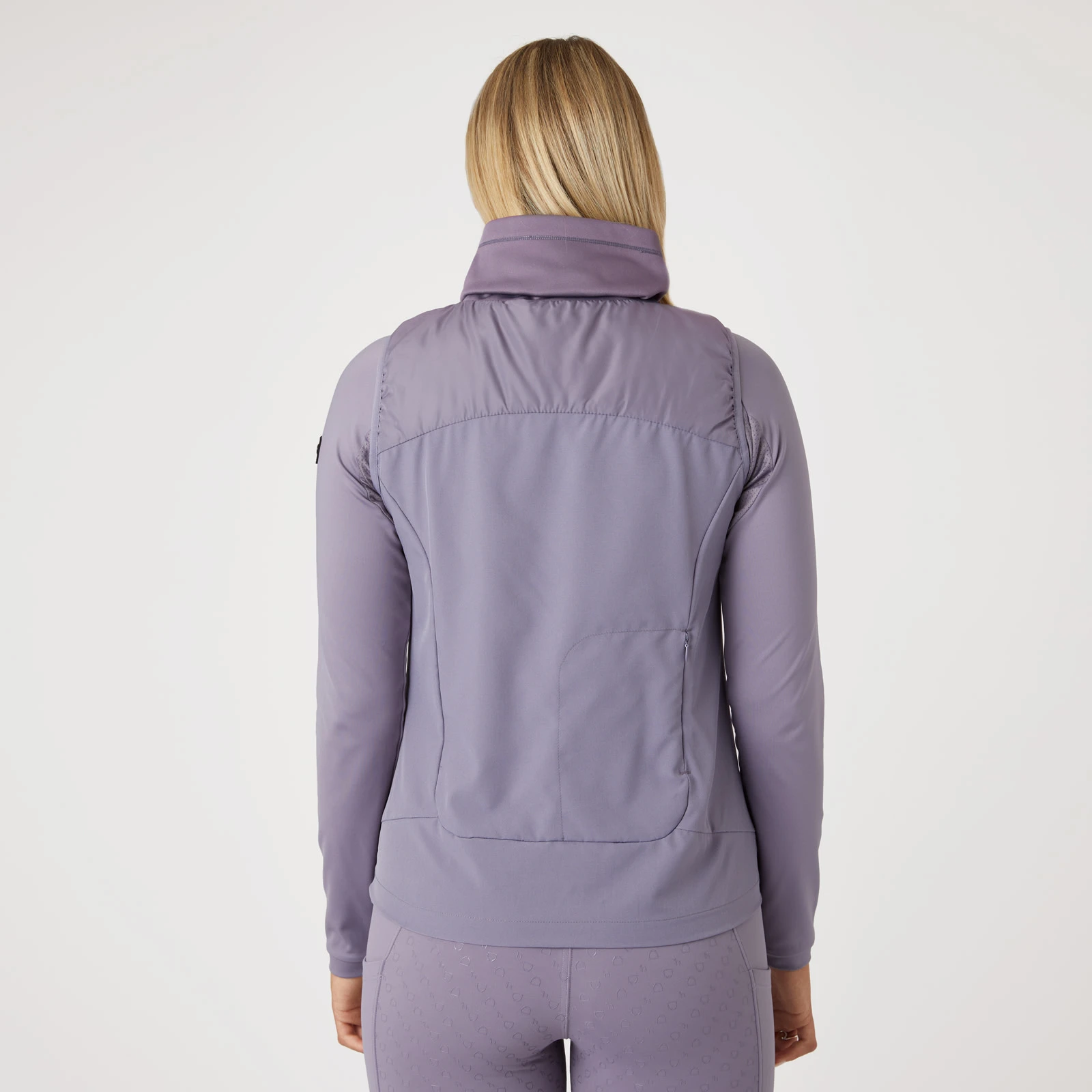 Horze Riley Womens Hybrid Riding Vest - Grey Ridge Purple 10 Horze Riley Womens Hybrid Riding Vest - Grey Ridge Purple - Image 8