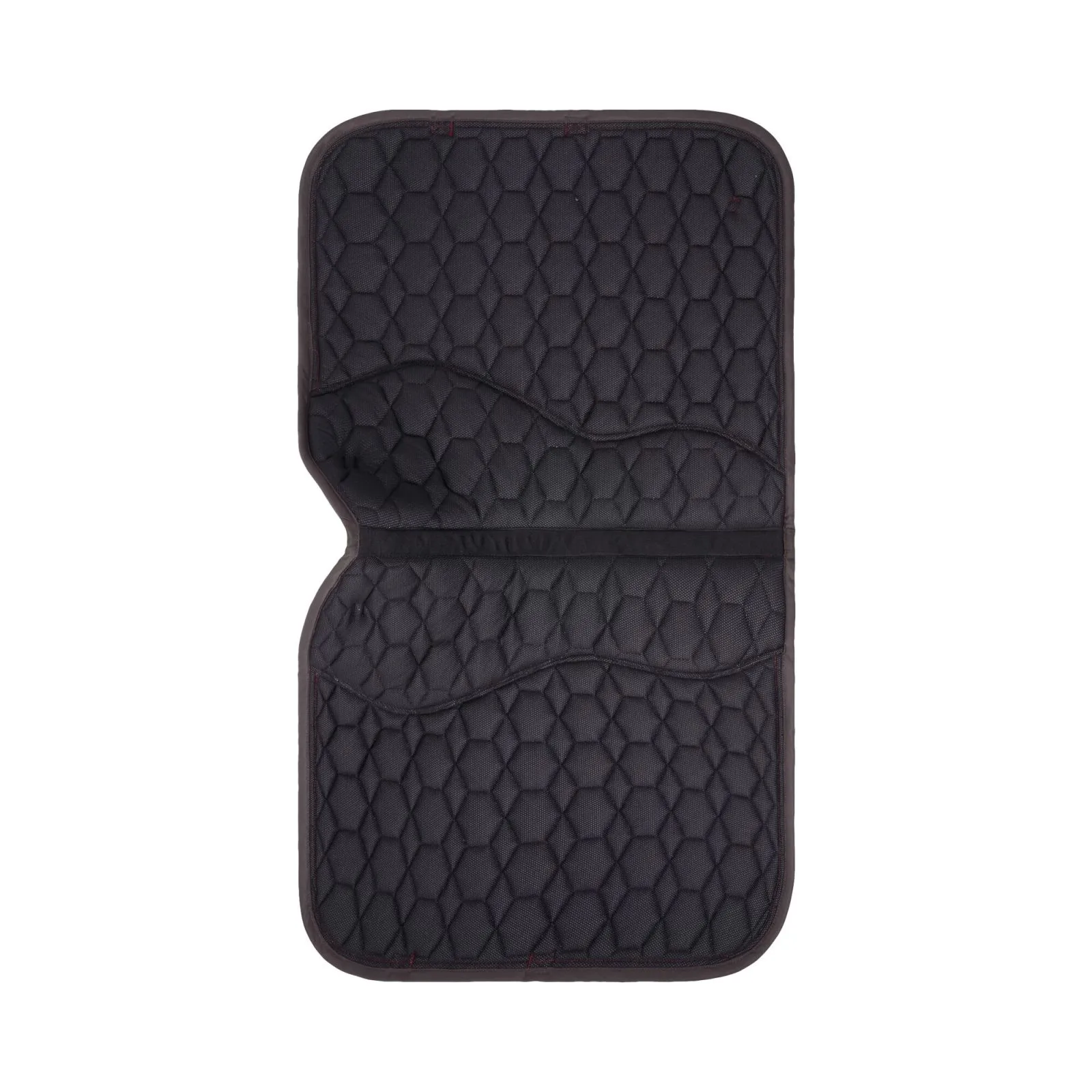 Horze Kenya Anti Slip Dressage Saddle Pad - Iron Grey Brown 8 Horze Kenya Anti Slip Dressage Saddle Pad - Iron Grey Brown - Image 6