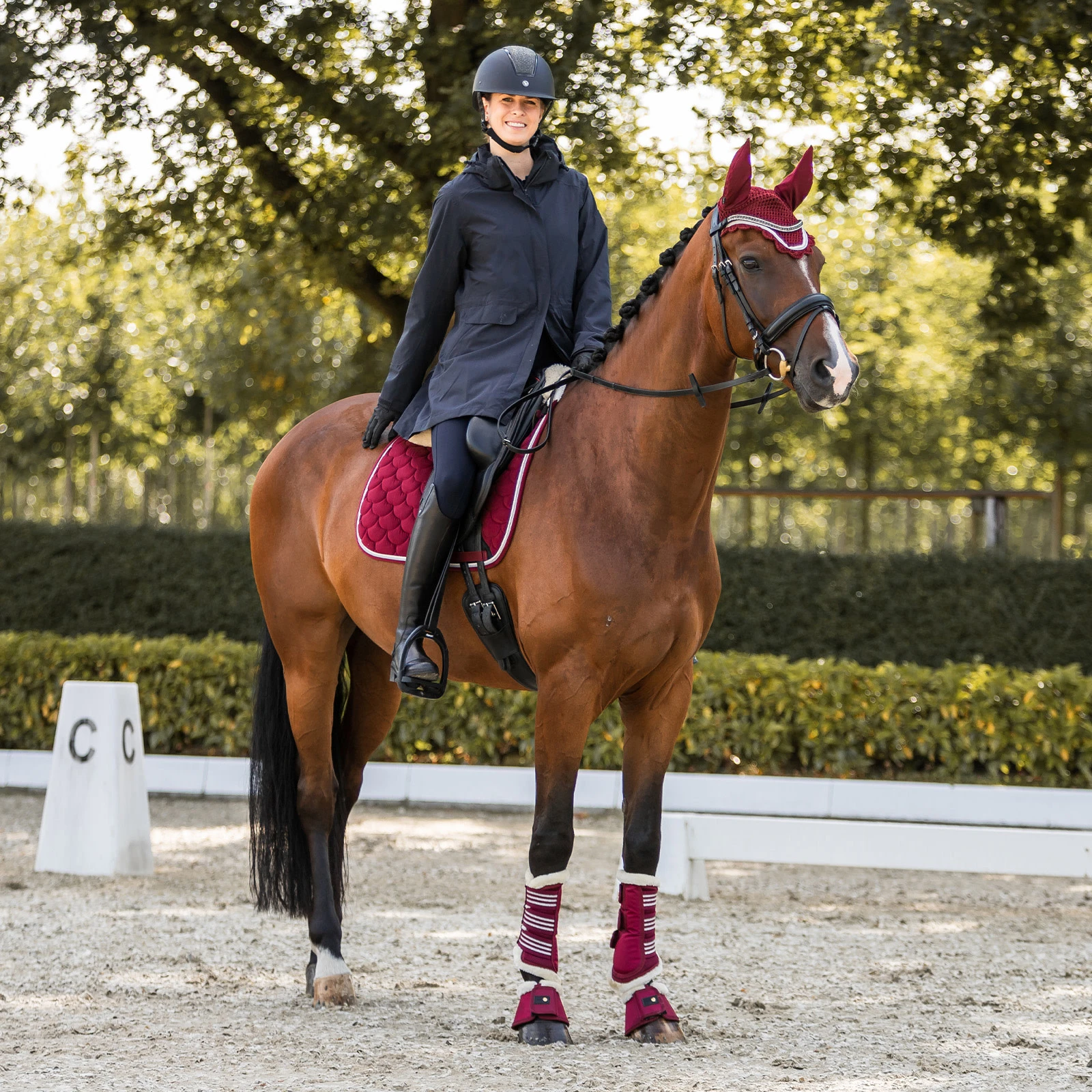 Horze Isabella Womens 3-in-1 Jacket - Black 10 Horze Isabella Womens 3-in-1 Jacket - Black - Image 8