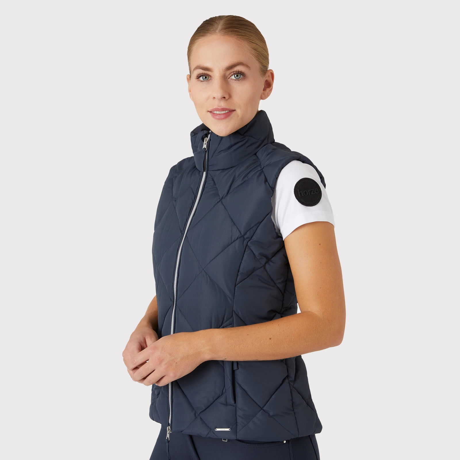 Horze Carola Womens Padded Vest - Inkwell Navy 10 Horze Carola Womens Padded Vest - Inkwell Navy - Image 8