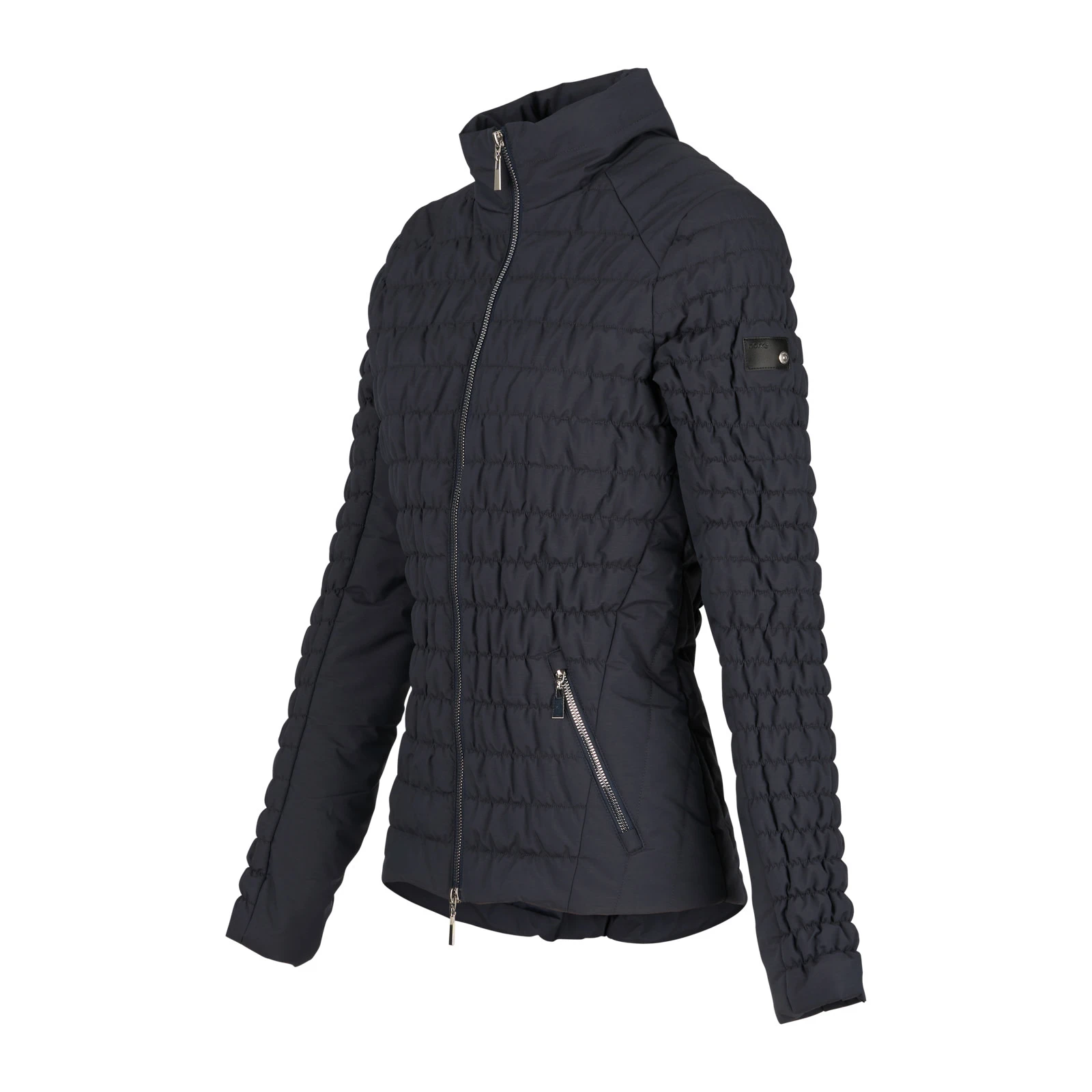 Horze Luna Womens Quilted Stretch Jacket - Dark Navy 7 Horze Luna Womens Quilted Stretch Jacket - Dark Navy - Image 5