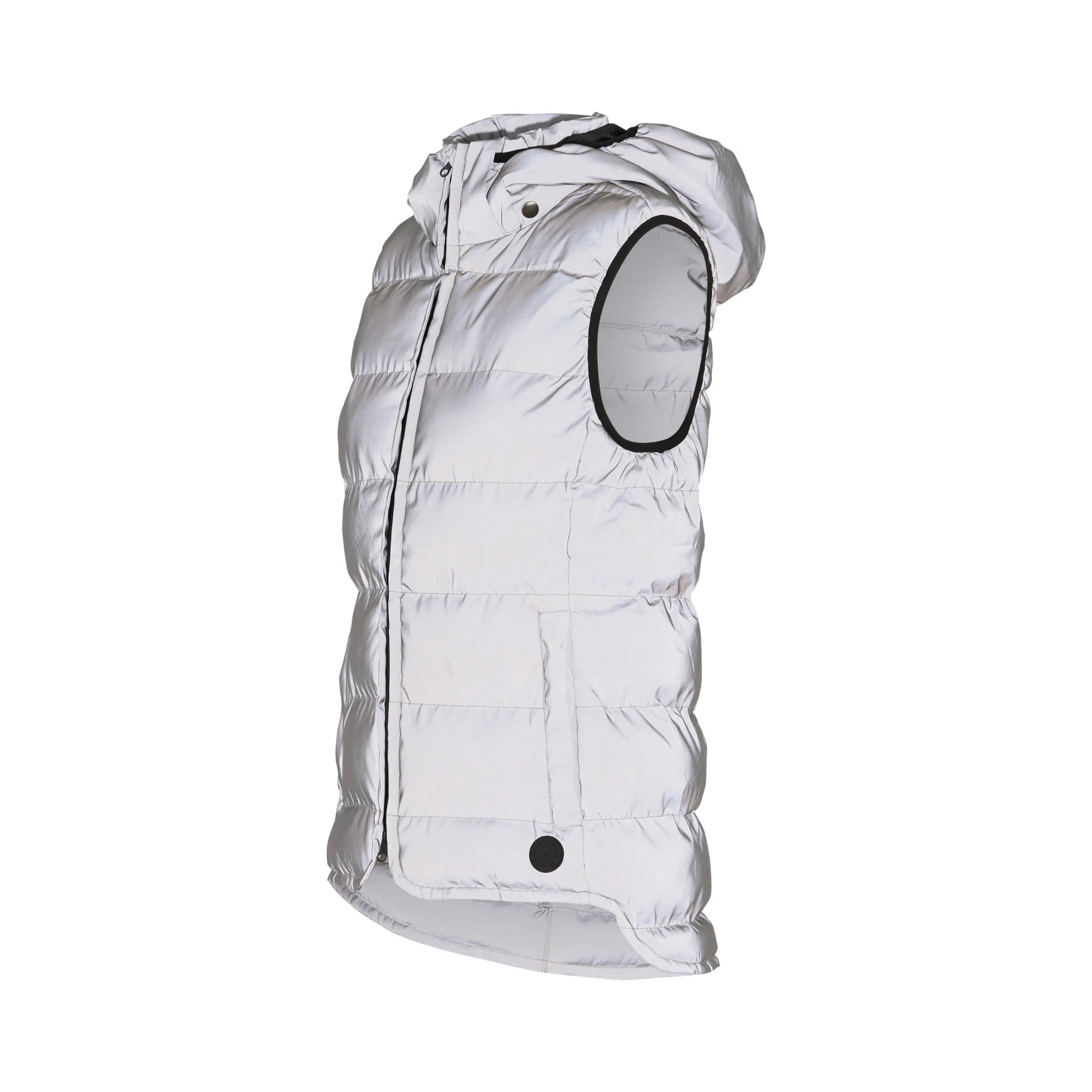 Horze Womens Reflective Padded Vest - Reflective Silver 10 Horze Womens Reflective Padded Vest - Reflective Silver - Image 8