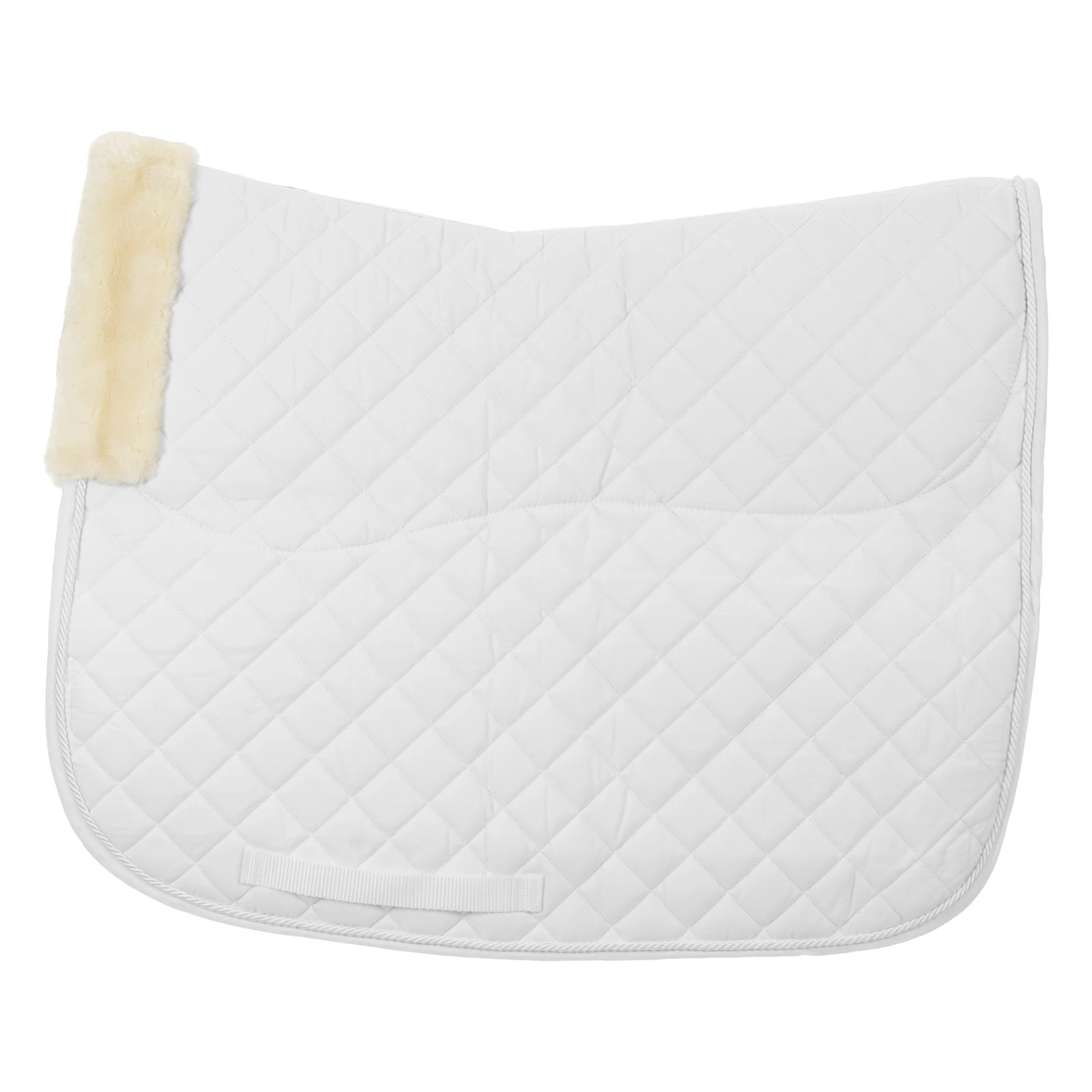 Equinavia Oslo Dressage Ultra Fleece Square Pad - White/Ivory White 3 Equinavia Oslo Dressage Ultra Fleece Square Pad - White/Ivory White