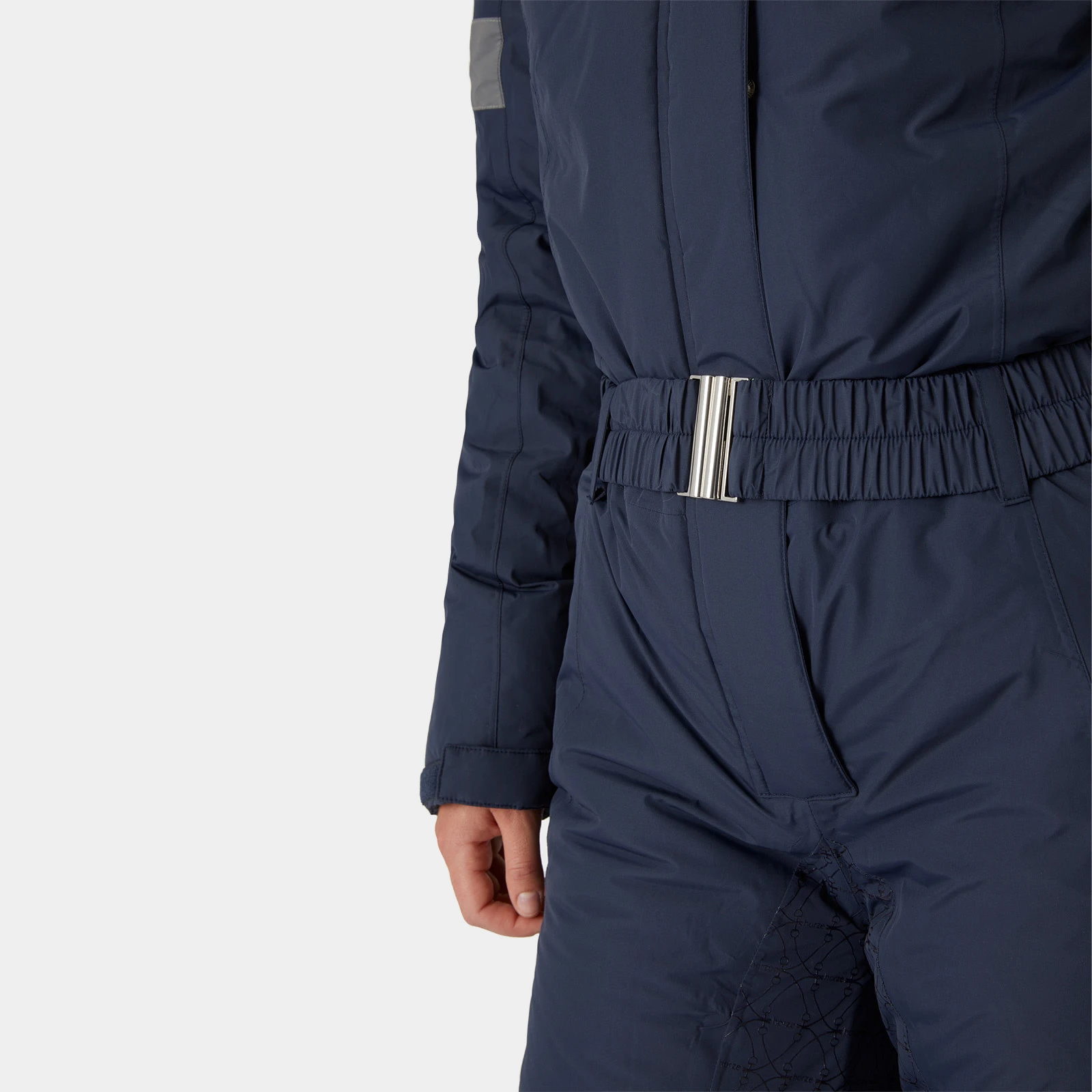 Horze Annica Womens Waterproof Padded Overall - Inkwell Navy 10 Horze Annica Womens Waterproof Padded Overall - Inkwell Navy - Image 8