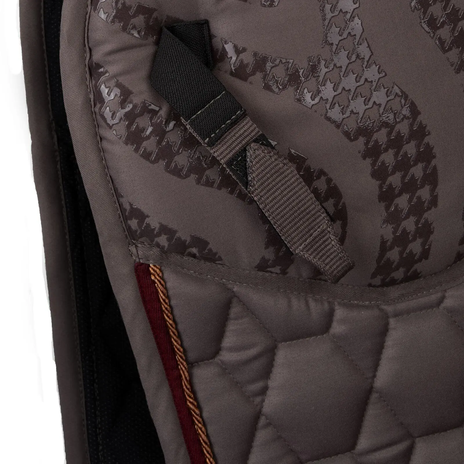 Horze Kenya Anti Slip Dressage Saddle Pad - Iron Grey Brown 9 Horze Kenya Anti Slip Dressage Saddle Pad - Iron Grey Brown - Image 7