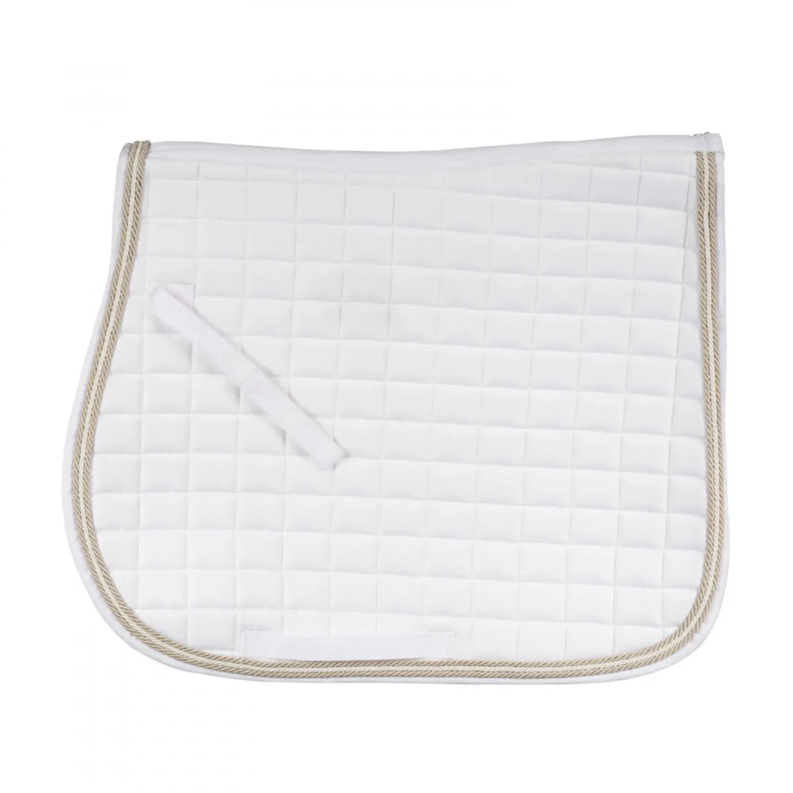 Horze Windsor All Purpose Saddle Pad - White 5 Horze Windsor All Purpose Saddle Pad - White - Image 3