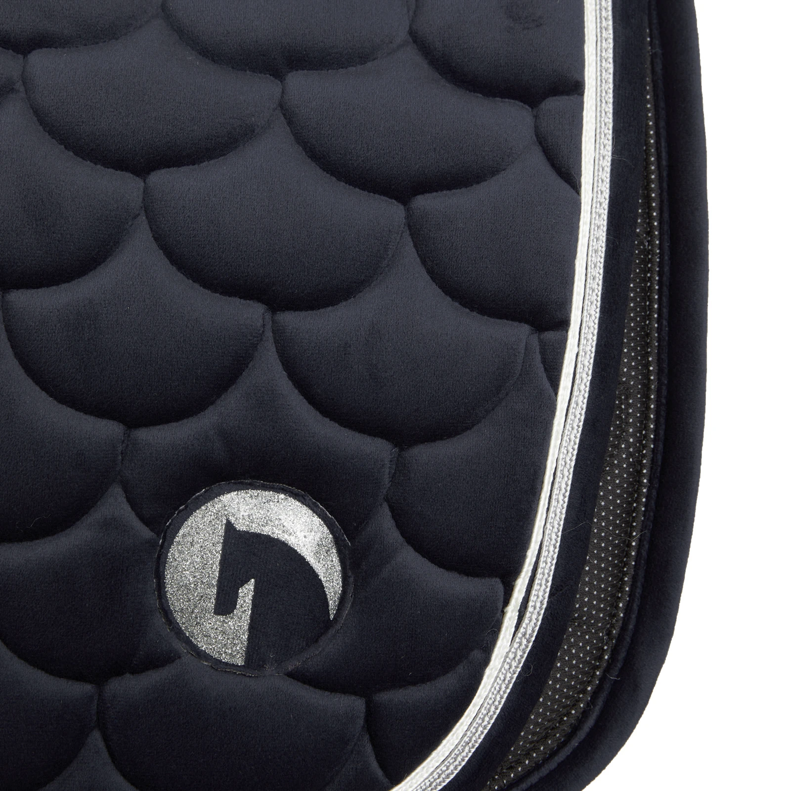 Horze Geneva Dressage Saddle Pad - Dark Navy 5 Horze Geneva Dressage Saddle Pad - Dark Navy - Image 3