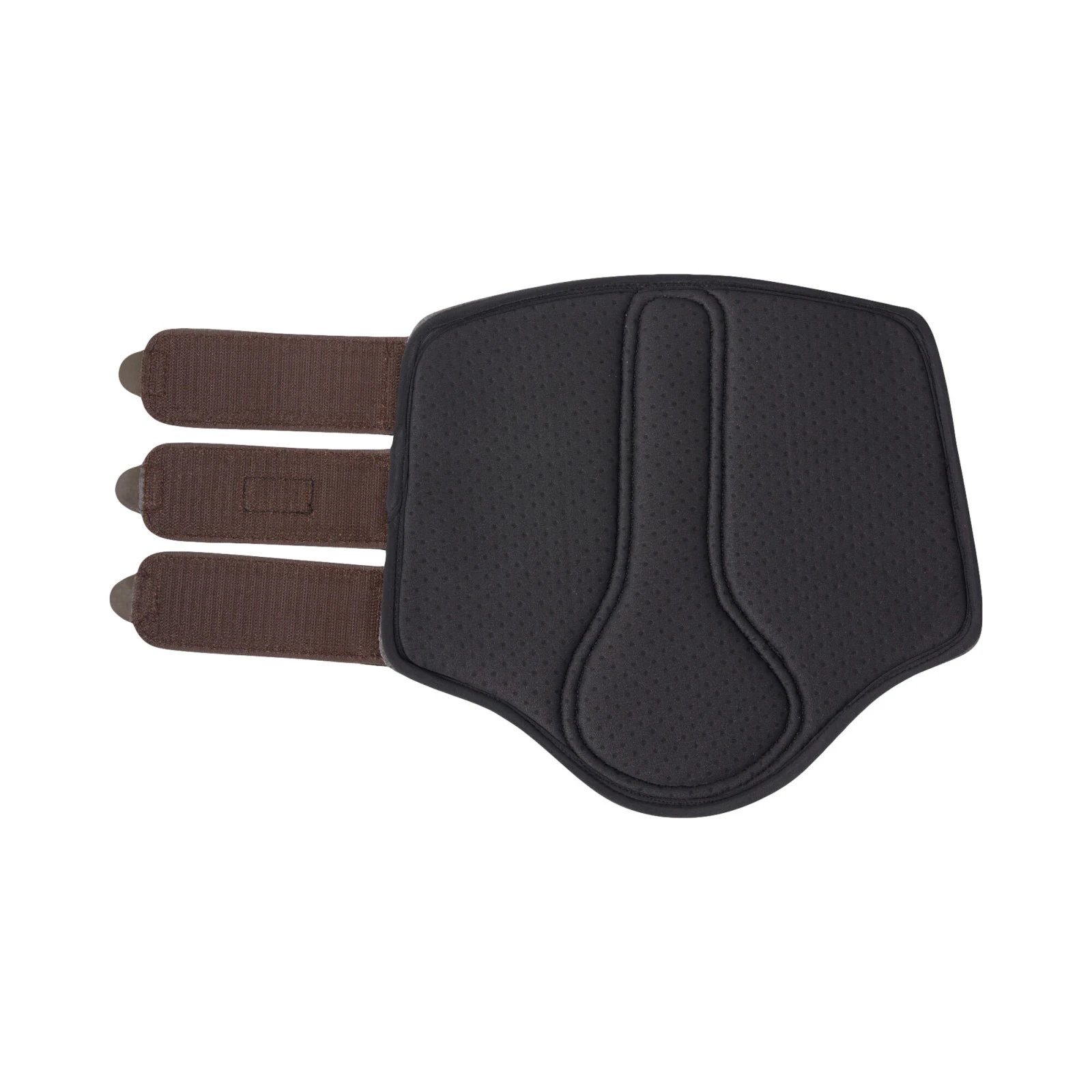 Horze Noir Brushing Boots - Iron Grey Brown 7 Horze Noir Brushing Boots - Iron Grey Brown - Image 5