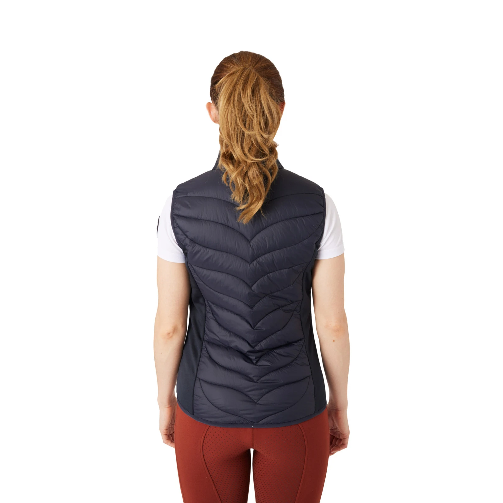 Horze Shannon Womens Light Padded Vest - Dark Navy 10 Horze Shannon Womens Light Padded Vest - Dark Navy - Image 8