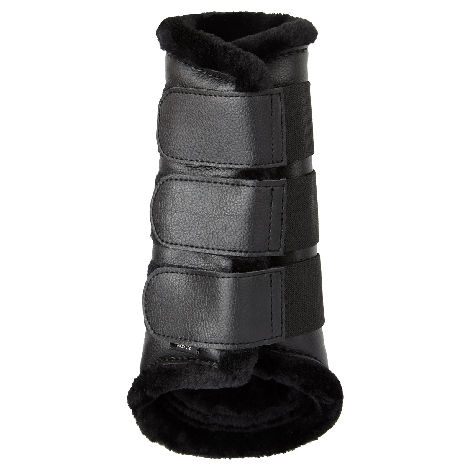 Horze Luminox Reflective Brushing Boots - Black 8 Horze Luminox Reflective Brushing Boots - Black - Image 6