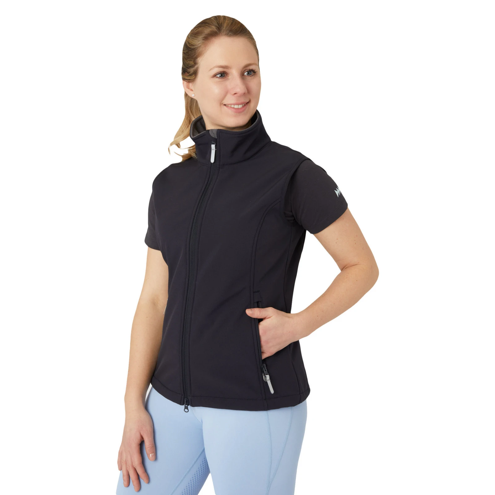 Horze Trisha Womens Softshell Vest - Dark Navy 10 Horze Trisha Womens Softshell Vest - Dark Navy - Image 8