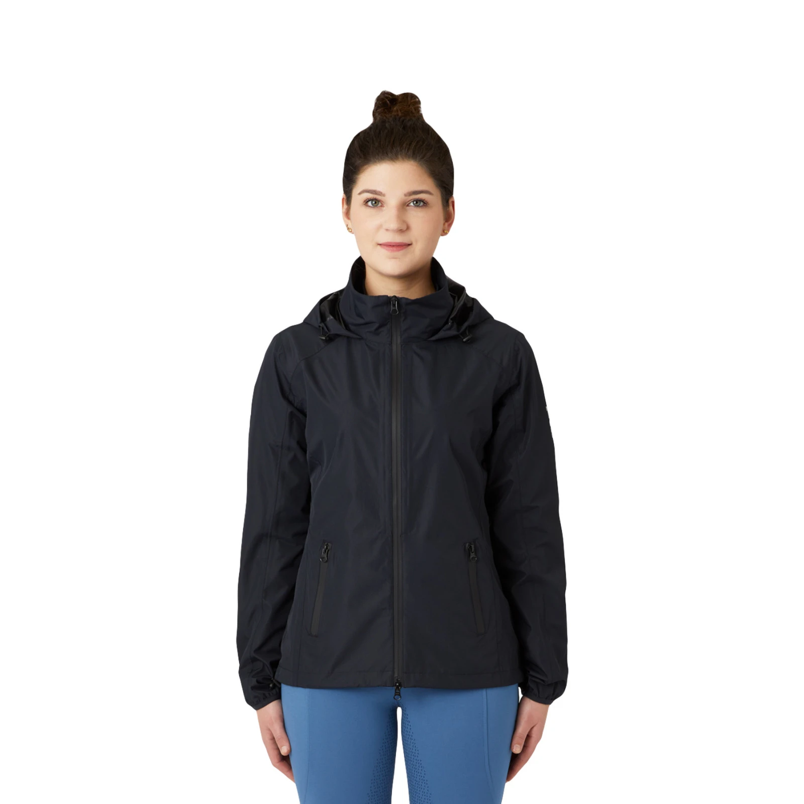 Horze Stella Waterproof Shell Jacket - Dark Navy 10 Horze Stella Waterproof Shell Jacket - Dark Navy - Image 8