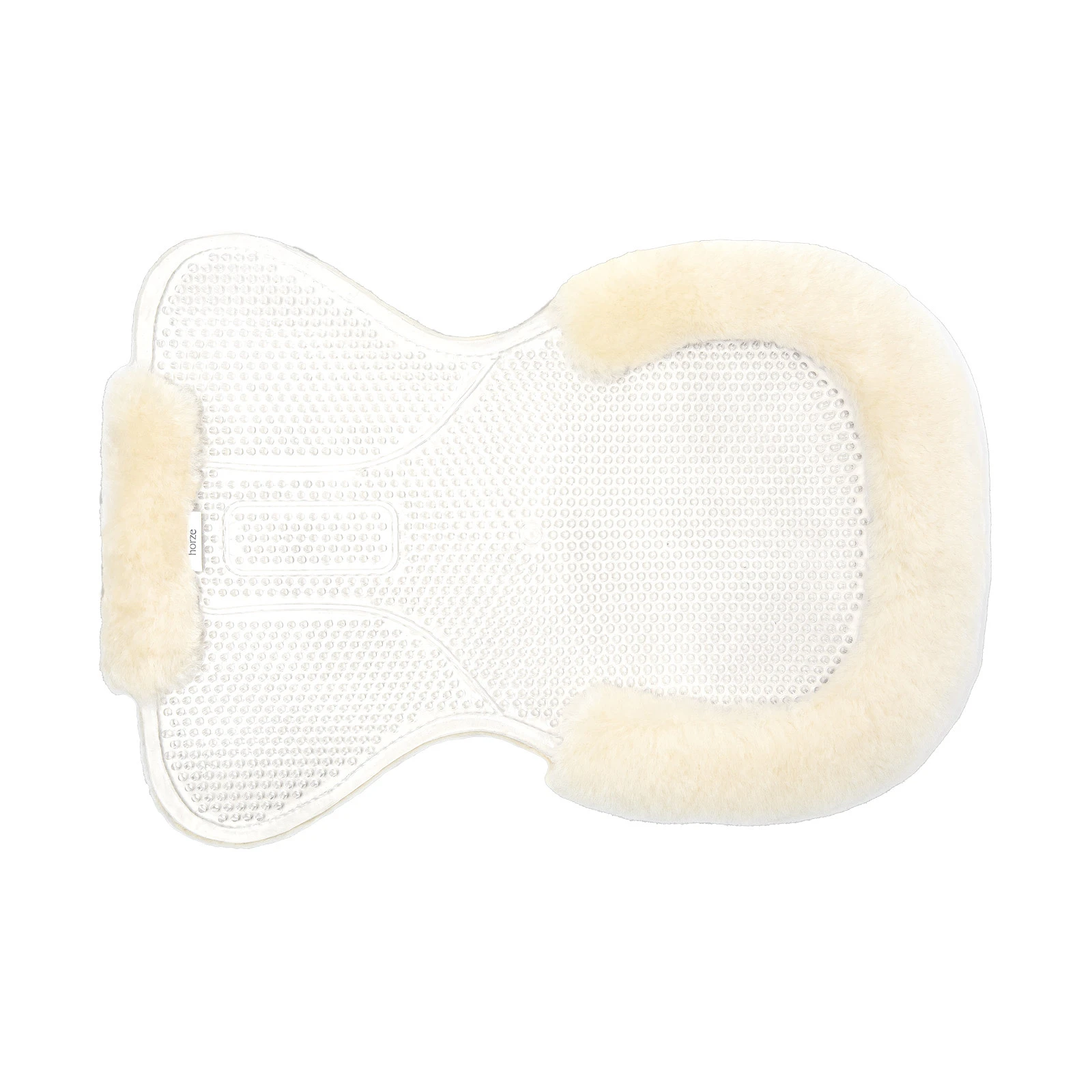 Horze Harleigh Gel Pad With Full Lambskin Padding - Off-White 3 Horze Harleigh Gel Pad With Full Lambskin Padding - Off-White