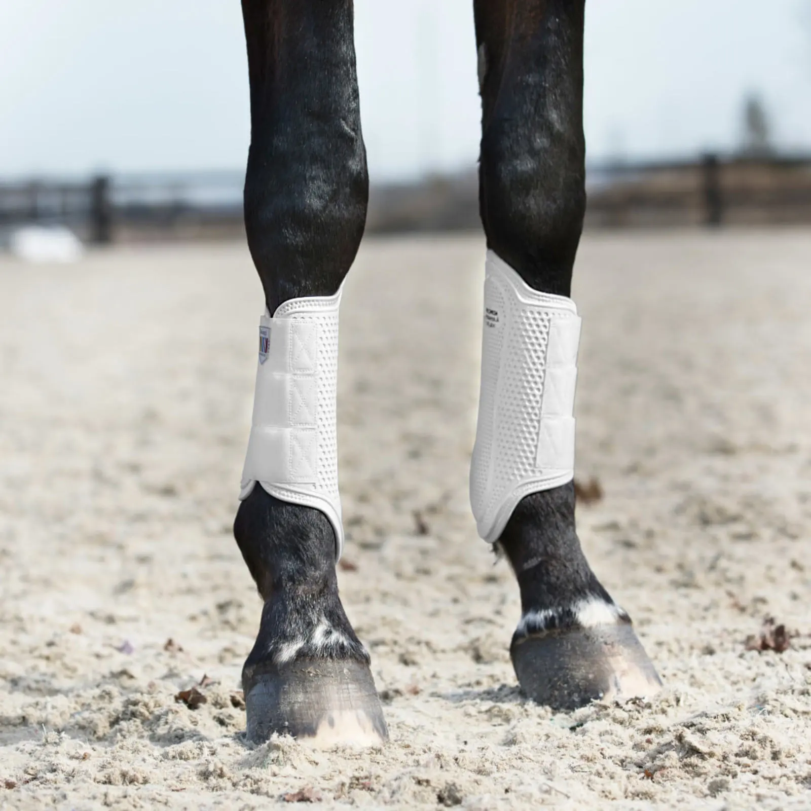 Horze Anchor Hybrid Splint Boots - White 5 Horze Anchor Hybrid Splint Boots - White - Image 3