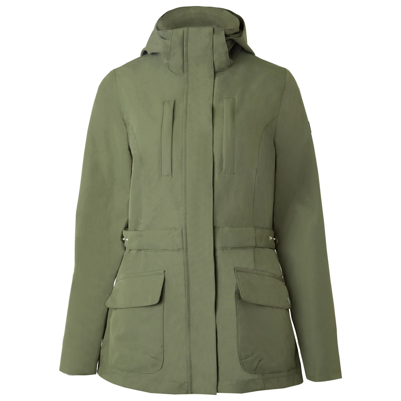 Horze Jadine Womens Waterproof Shell Jacket - Beetle Green 3 Horze Jadine Womens Waterproof Shell Jacket - Beetle Green