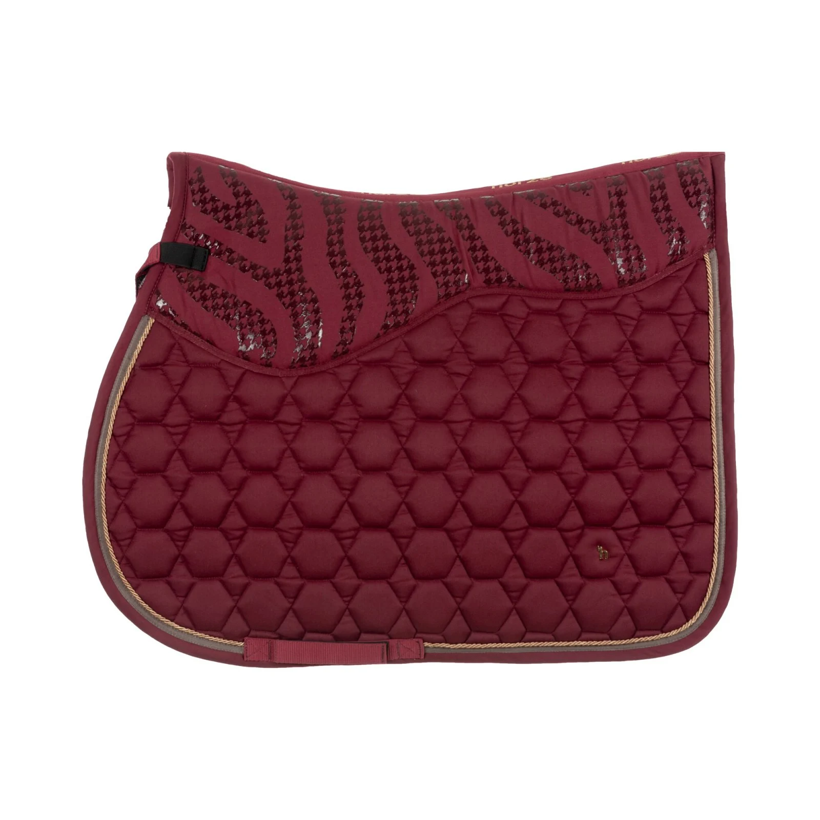 Horze Kenya Anti Slip All Purpose Saddle Pad - Rhubarb Dark Red 8 Horze Kenya Anti Slip All Purpose Saddle Pad - Rhubarb Dark Red - Image 6