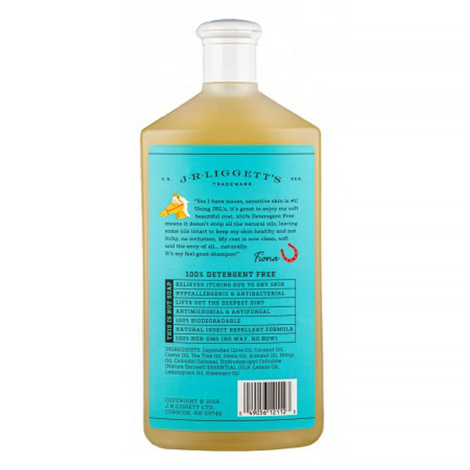 J.R. Liggett Horse Shampoo Sensitive 16.9 Oz 4 J.R. Liggett Horse Shampoo Sensitive 16.9 Oz - Image 2