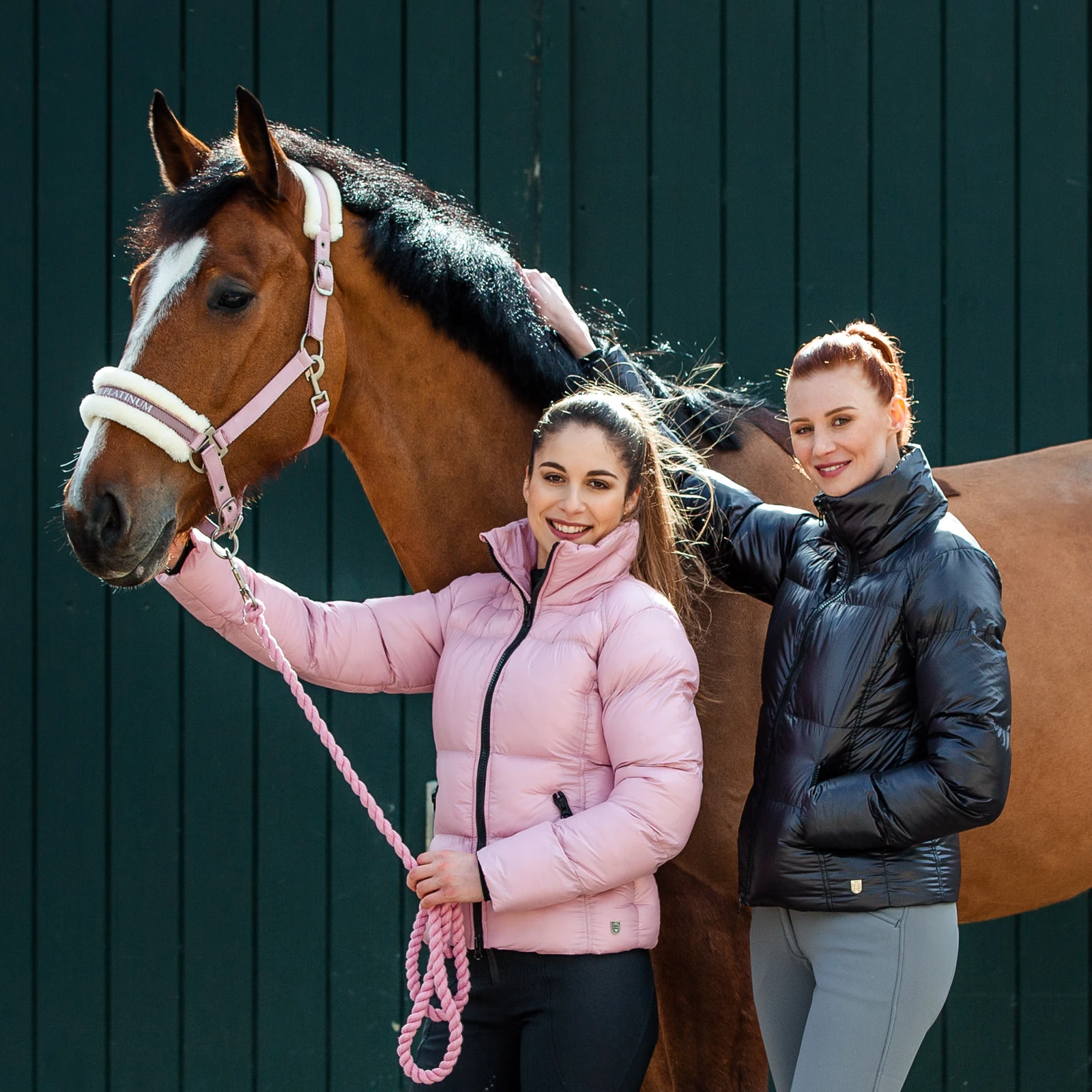 Horze Rianna Womens Puffy Winter Jacket - Black 6 Horze Rianna Womens Puffy Winter Jacket - Black - Image 4