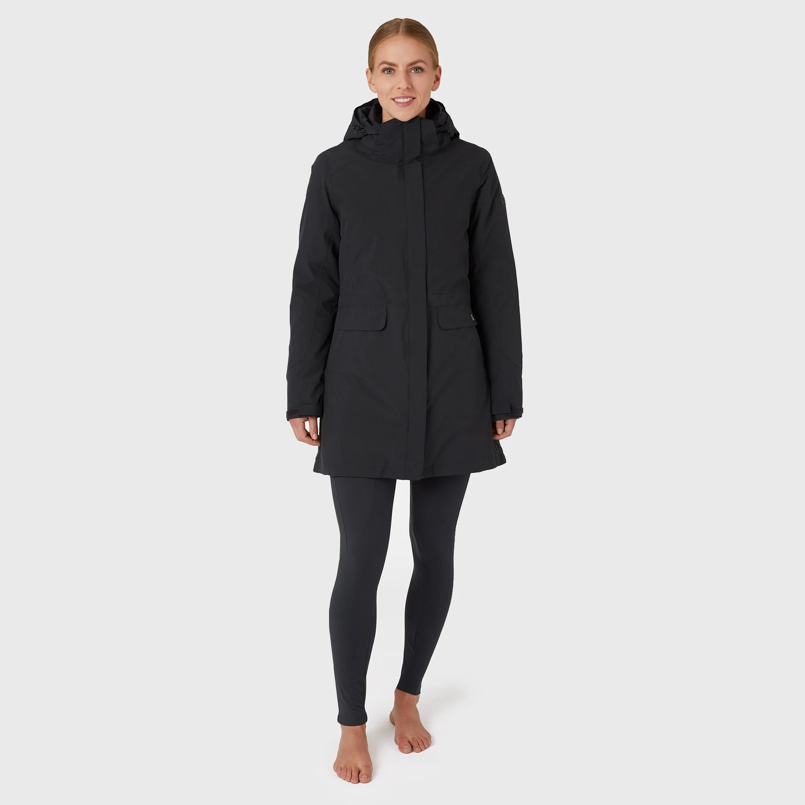 Horze Isabella Womens 3-in-1 Jacket - Black 14 Horze Isabella Womens 3-in-1 Jacket - Black - Image 12