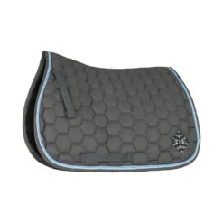 Horze Arizona Double Corded All Purpose Saddle Pad - Smoked Pearl Grey