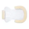 Horze Harleigh Gel Pad With Lambskin Edges - Off-White