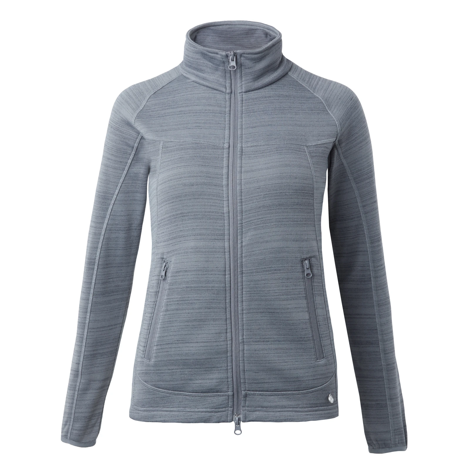 Horze Addison Womens Fleece Riding Jacket - Blackened Pearl 3 Horze Addison Womens Fleece Riding Jacket - Blackened Pearl