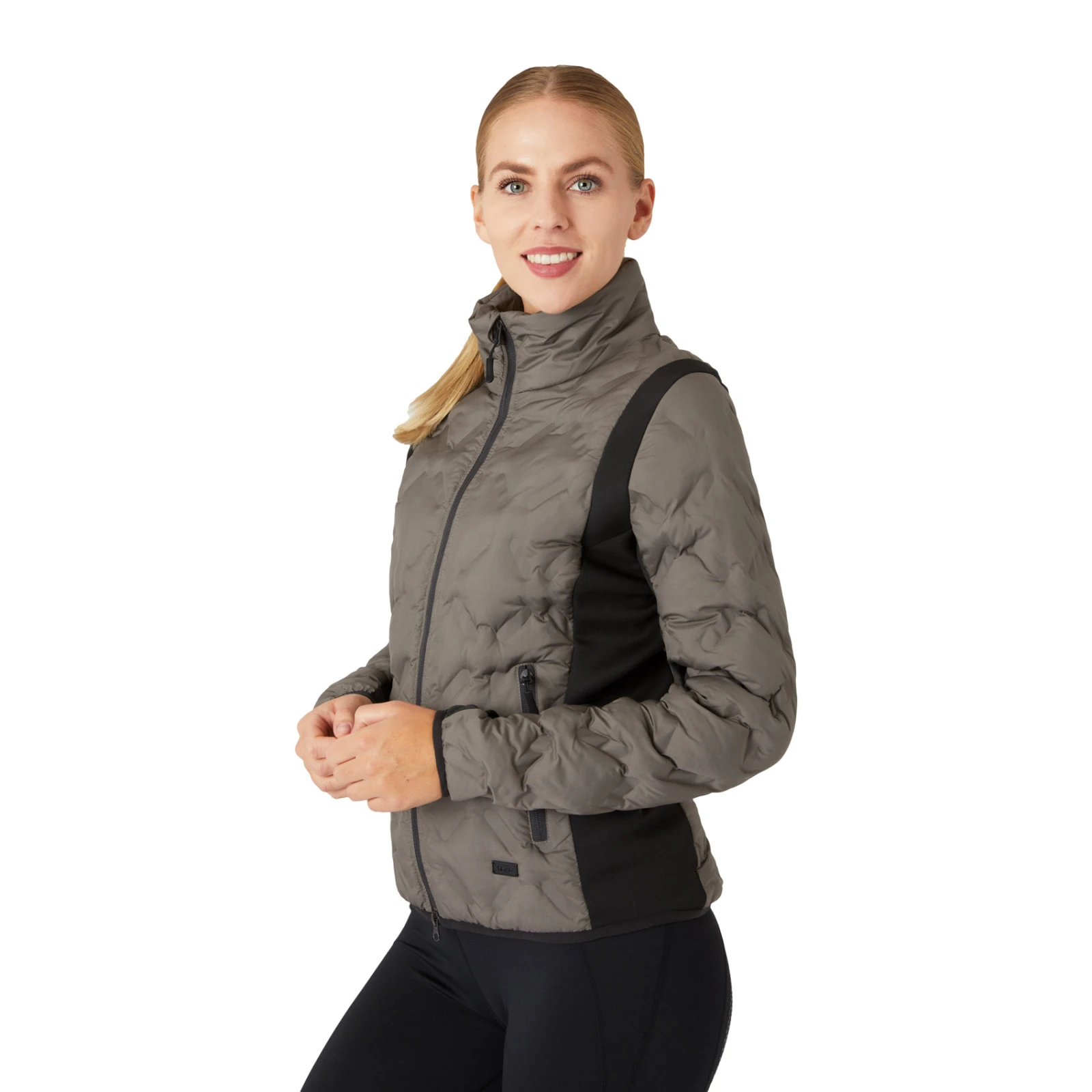 Horze Shelly Womens Padded Jacket - Morel Brown 10 Horze Shelly Womens Padded Jacket - Morel Brown - Image 8