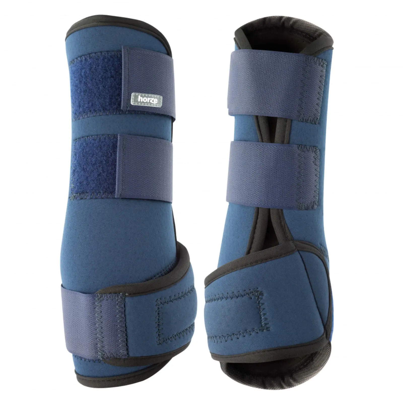 Horze Brushing Boots - Blue 3 Horze Brushing Boots - Blue