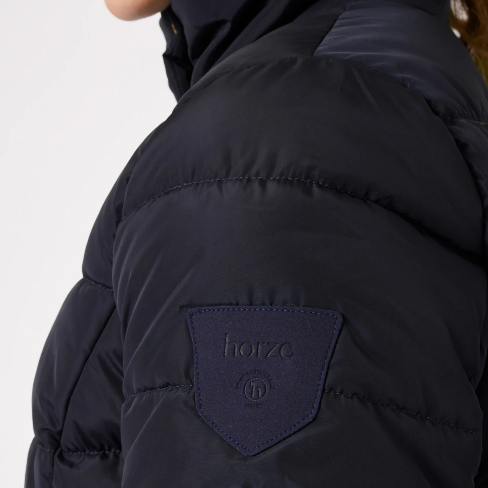 Horze Kiara Womens Padded Jacket - Dark Navy 7 Horze Kiara Womens Padded Jacket - Dark Navy - Image 5